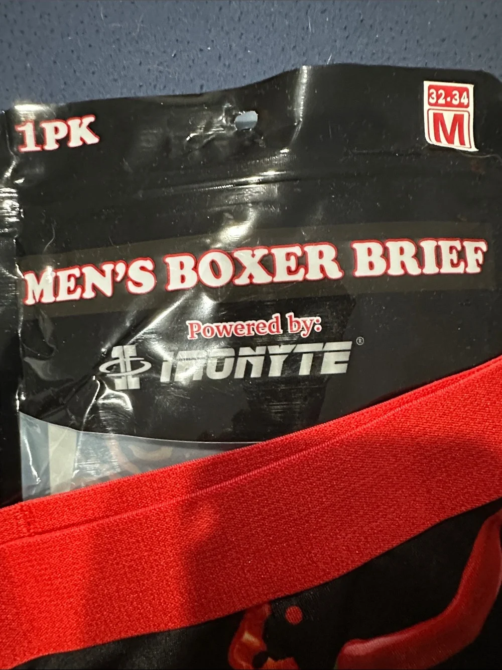 Red Chili Print Men’s Boxer Briefs - Undetermined Brand